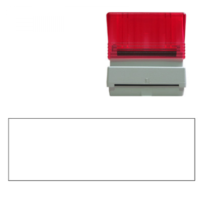 スタンプ２２mmx６０mm 赤