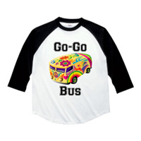 ラグランラウンドカット長袖Tシャツ（キッズ）のプリント作成