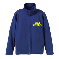 8.3oz フリース ボンディング フルジップ スタンド ジャケットのプリント作成