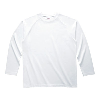 ラグラン長袖Tシャツ ホワイト