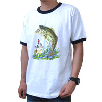 カラートリムTシャツのプリント作成