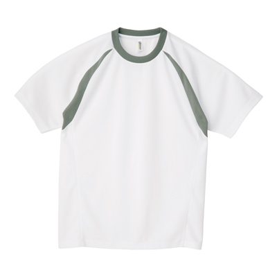 ユニフォームTシャツ ホワイト&times;グレー
