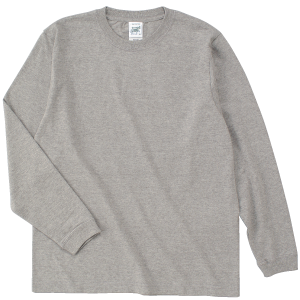 オープンエンド糸使用の定番長袖Tシャツ