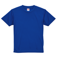 ブルー United Athle 4.1oz ドライアスレチックTシャツ（キッズ） インクジェット加工