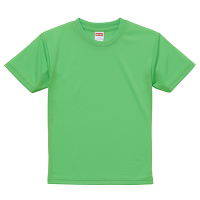 グリーン United Athle 4.1oz ドライアスレチックTシャツ（キッズ） インクジェット加工