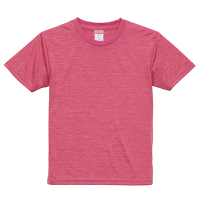ピンク United Athle 4.1oz ドライアスレチックTシャツ（キッズ） インクジェット加工