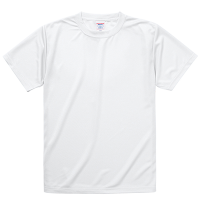 ホワイト United Athle 4.7oz ドライシルキータッチTシャツ（キッズ） インクジェット加工