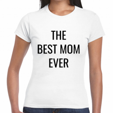 お母さんに「最高のママ」Tシャツをオリジナルでプリント　親子Tシャツのテンプレート