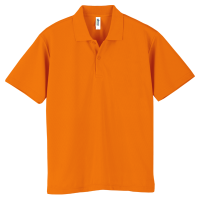 オレンジ GLIMMER 4.4oz ドライポロシャツ