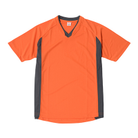 オレンジ ベーシックサッカーシャツ（キッズ）