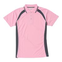 ピンク ベーシックテニスシャツ