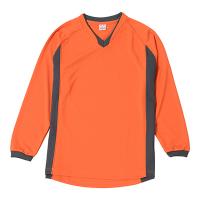 オレンジ ベーシックロングスリーブサッカーシャツ