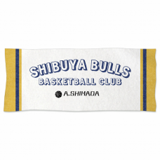 鮮やかなカラーの名前入りタオルをオリジナルでプリント　バスケットボールのテンプレート　フェイスタオルの無料デザインテンプレート
