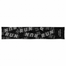 メッセージを入れられるRUNのロゴ柄のマフラータオルをオリジナルでプリント　ランニングのテンプレート