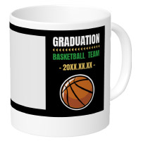 卒園・卒業用の無料デザインテンレート バスケットボール