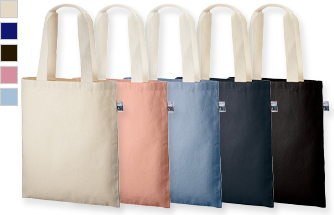 7oz フェアトレードコットンフラットトート