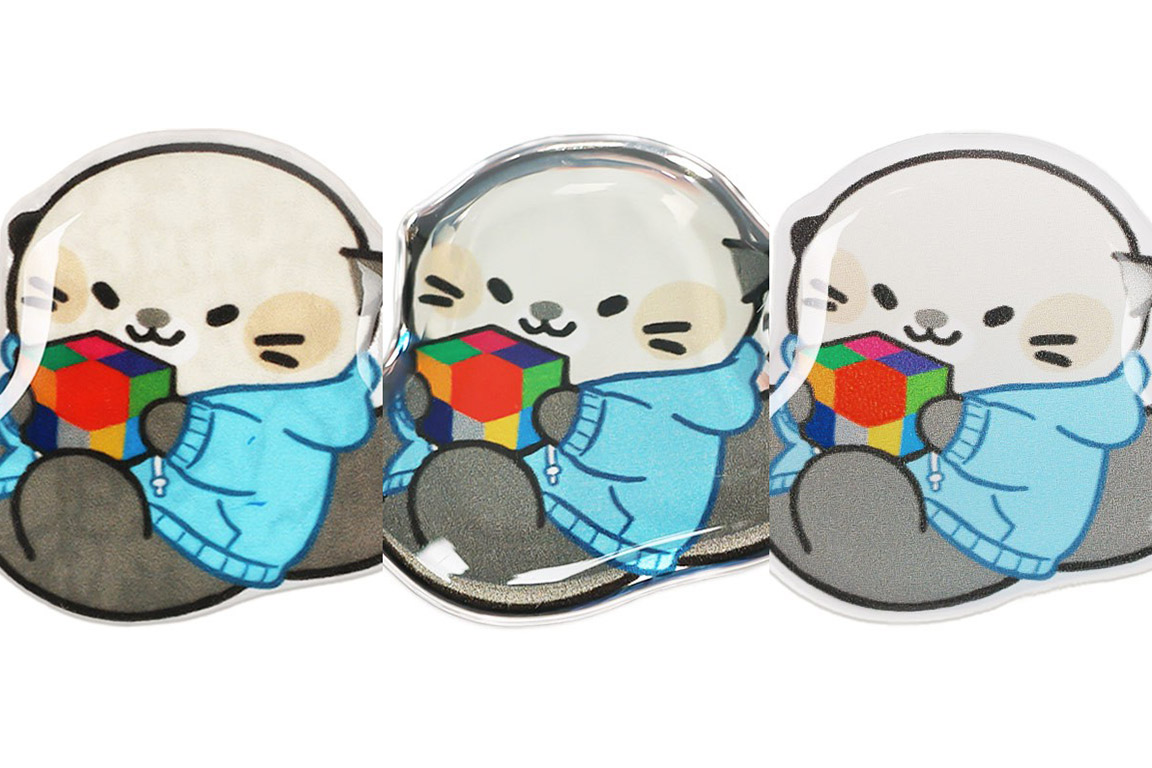 ぷっくりシール