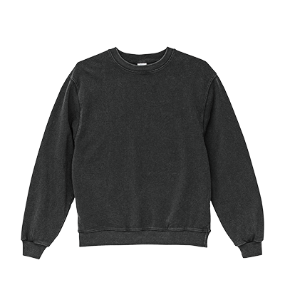 United Athle 8.8oz オープンエンド フェードウォッシュ クルーネック スウェット（裏パイル）