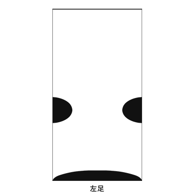 オリジナル フラットクルーソックス