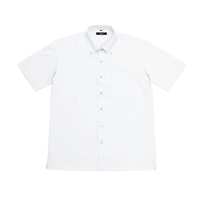 AITOZ 半袖ボタンダウンシャツ