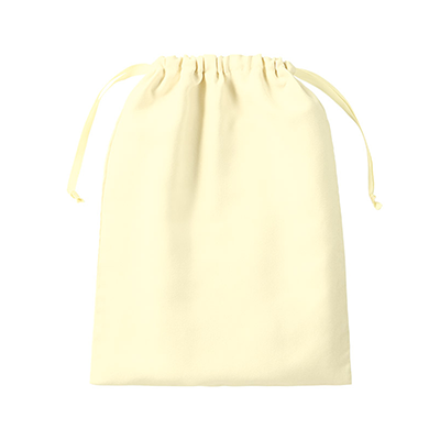 スウェード風巾着（L）