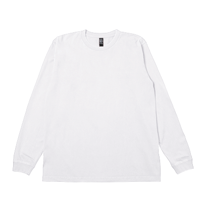 D-FACTORY 6.6oz ヴィンテージ長袖Tシャツ（1.6インチリブ）