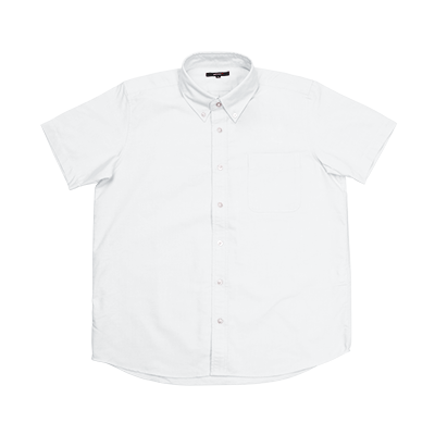 AITOZ メンズ半袖オックスボタンダウンシャツ