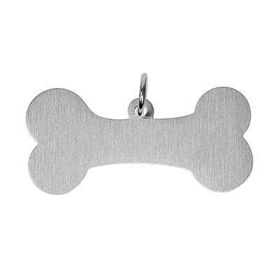 骨型ステンレス迷子札