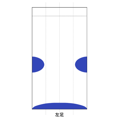 オリジナル メンズ カラークルーソックス