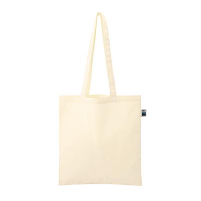 5oz フェアトレードコットンカジュアルフラットバッグ（L）
