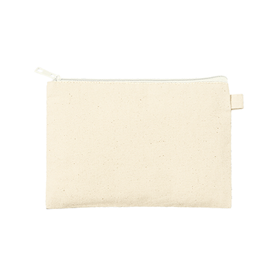 カラーファスナーキャンバスフラットポーチ（S）