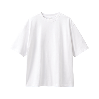 MARKLESS STYLE 7.4oz カスタムデザインオーガニックコットンTシャツ オーバーサイズ