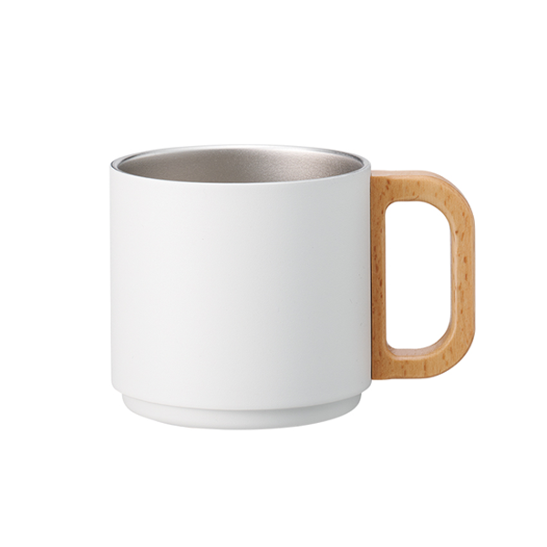 木製ハンドルサーモスタッキングマグ 350ml