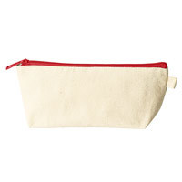 カラーファスナーキャンバスロングポーチ