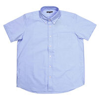 AITOZ メンズ半袖オックスボタンダウンシャツ