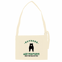 10oz キャンバスアジャストショルダーサコッシュ