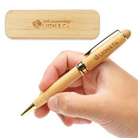 ケース付き 天然竹製ボールペン