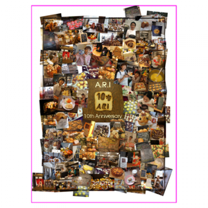 開店10周年をお祝いするパネル