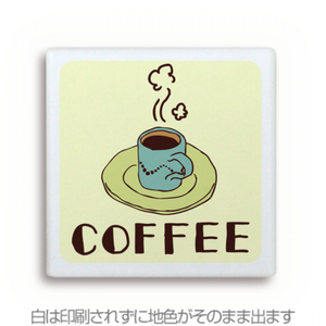 コーヒー角マグネット