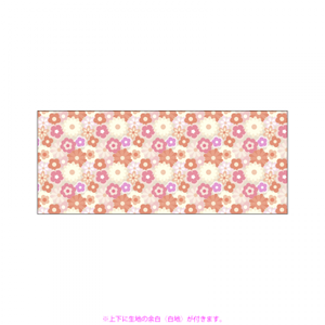 【カツラギ 120cm×50cm】花柄