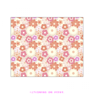 【カツラギ 120cm×100cm】花柄