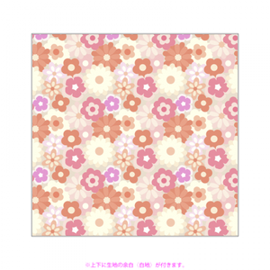 【ブロード 100cm×100cm】花柄