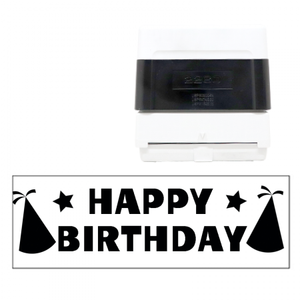 【無料テンプレート】スタンプ22mm×60mm HAPPY BIRTHDAY