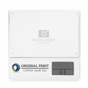 【無料テンプレート】フォトフレーム電波時計 企業