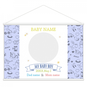 【無料テンプレート】B2タペストリー BABY