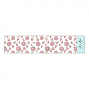 【無料テンプレート】夏らしい水彩テイストのスイカ柄 タオル