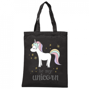 【無料テンプレート】ファンシーなパステルカラーのユニコーンバッグ