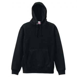 円形ロゴのスタッフ用のプルオーバーパーカーをオリジナルでプリント スタッフTシャツ