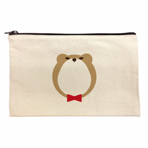 くまフレームのポーチをオリジナルでプリント ペットグッズのテンプレート