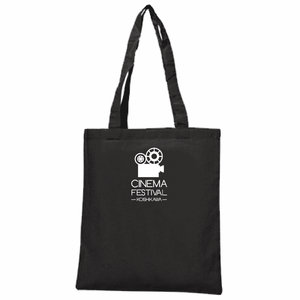 映写機のイラスト入りコットンバッグをオリジナルでプリント 企業・ショップのテンプレート
